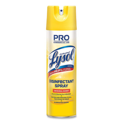 Lysol Disinfectant Spray, Original Scent - Cleaning Chemicals